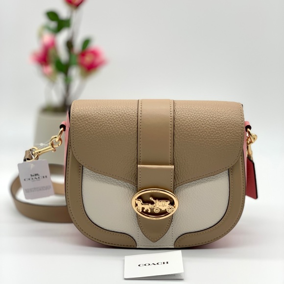 Coach Handbags - NWT Coach Georgie Saddle Bag In Color block